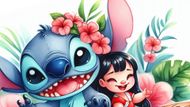 Original fan art of Lilo & Stitch by Beatrix Kondo of Soap Central